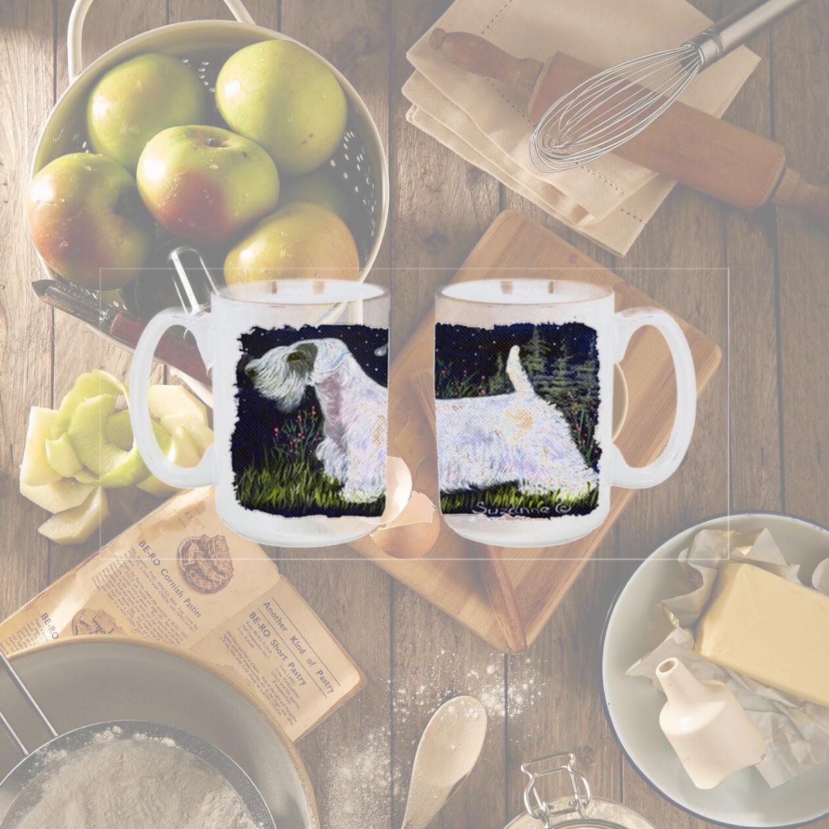 Picture of Carolines Treasures SS8145CM15 Sealyham Terrier Dishwasher Safe Microwavable Ceramic Coffee Mug 15 oz.