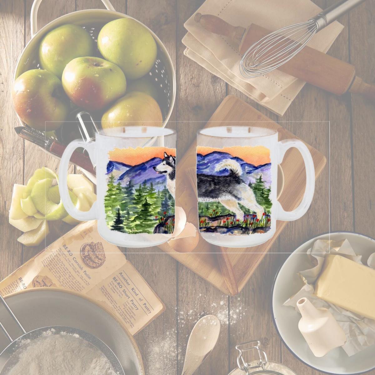 Picture of Carolines Treasures SS8157CM15 Alaskan Malamute Dishwasher Safe Microwavable Ceramic Coffee Mug 15 oz.