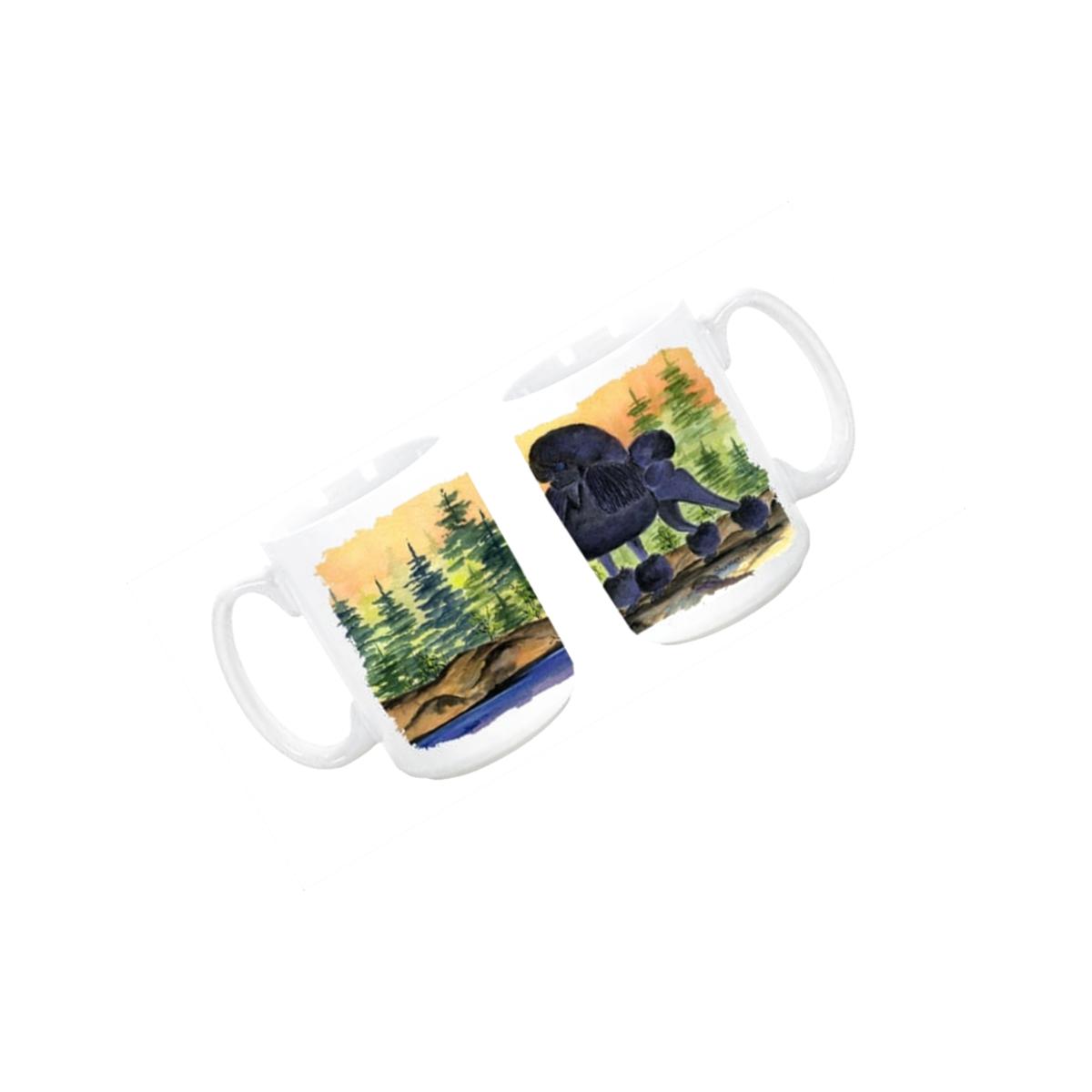Picture of Carolines Treasures SS8196CM15 Poodle Dishwasher Safe Microwavable Ceramic Coffee Mug 15 oz.