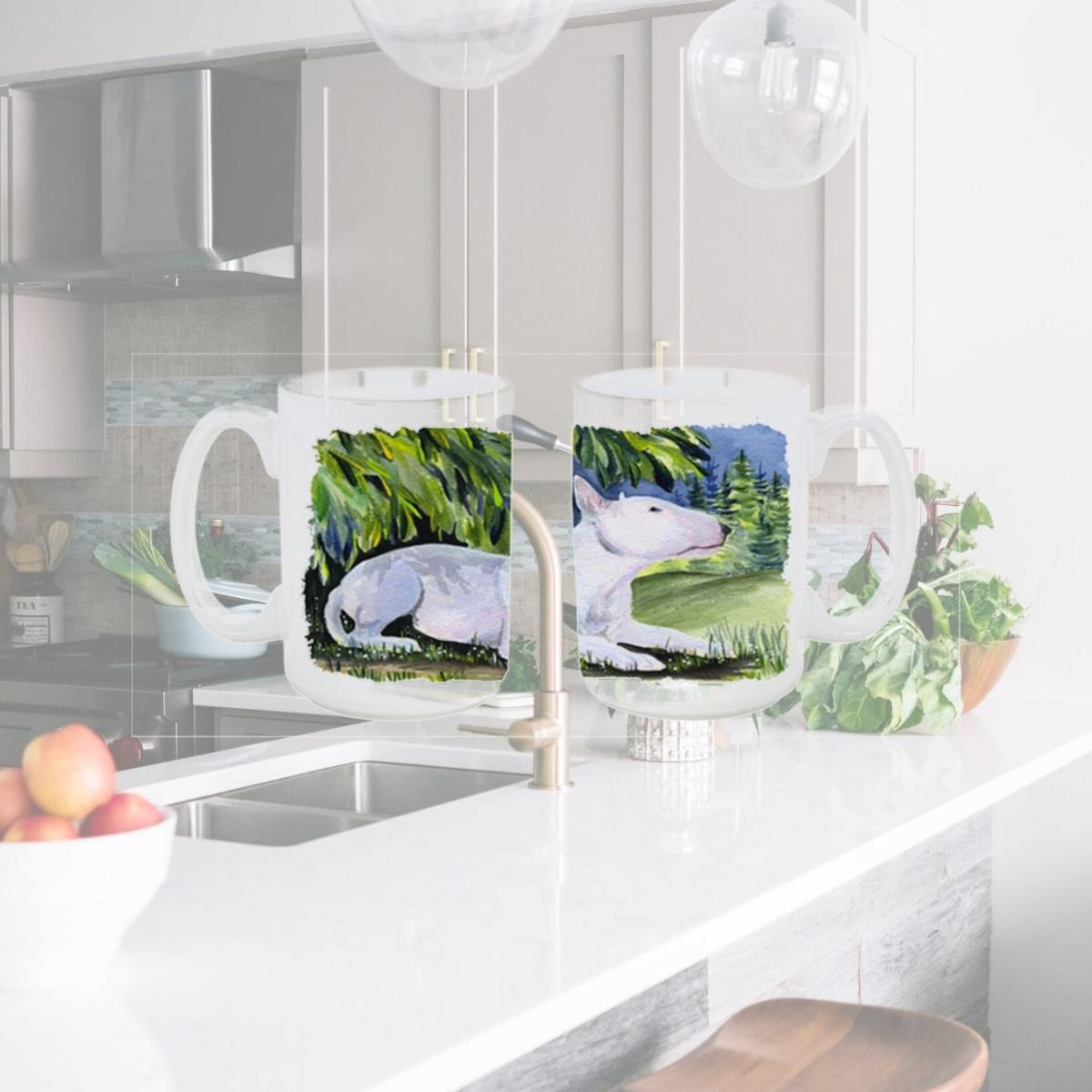 Picture of Carolines Treasures SS8266CM15 Bull Terrier Dishwasher Safe Microwavable Ceramic Coffee Mug 15 oz.