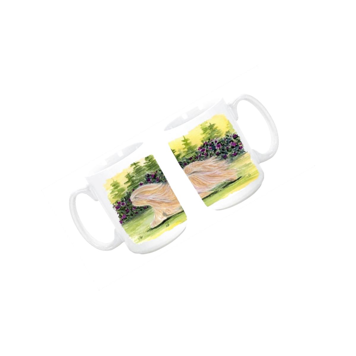 Picture of Carolines Treasures SS8328CM15 Lhasa Apso Dishwasher Safe Microwavable Ceramic Coffee Mug 15 oz.
