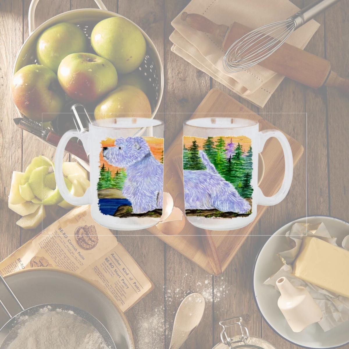 Picture of Carolines Treasures SS8418CM15 Westie Dishwasher Safe Microwavable Ceramic Coffee Mug 15 oz.