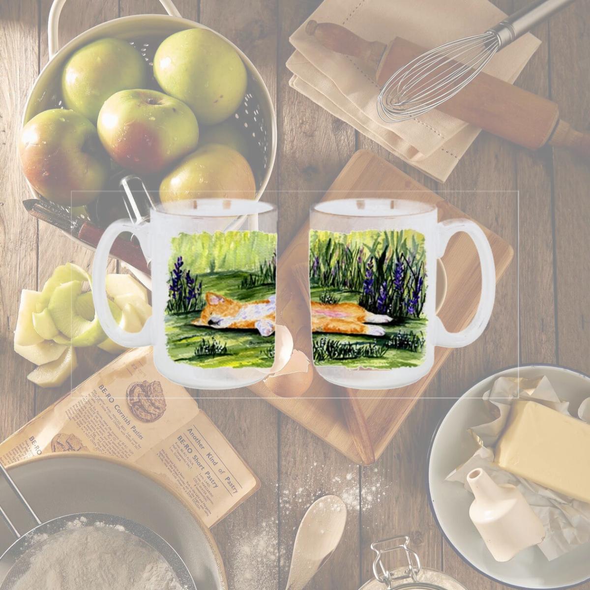 Picture of Carolines Treasures SS8465CM15 Corgi Dishwasher Safe Microwavable Ceramic Coffee Mug 15 oz.