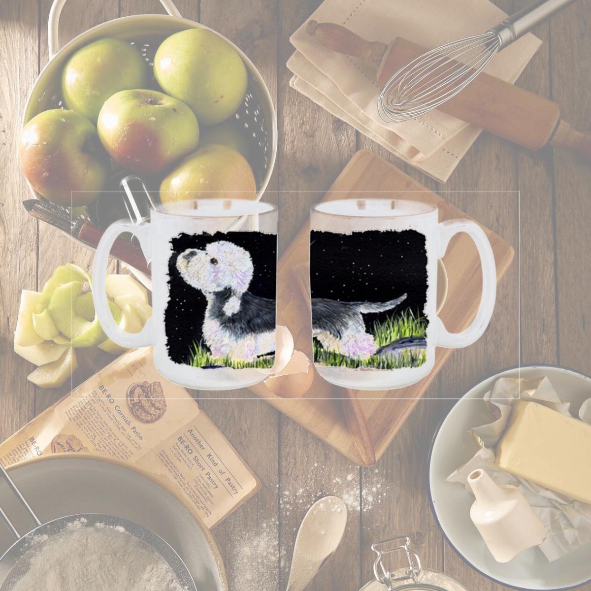Picture of Carolines Treasures SS8486CM15 Starry Night Dandie Dinmont Terrier Dishwasher Safe Microwavable Ceramic Coffee Mug 15 oz.
