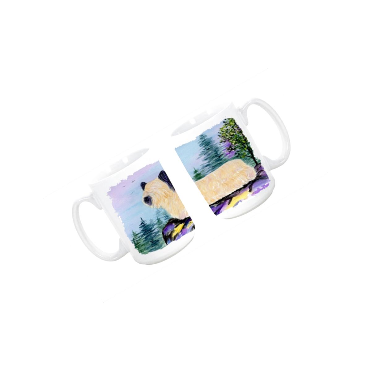 Picture of Carolines Treasures SS8679CM15 Skye Terrier Dishwasher Safe Microwavable Ceramic Coffee Mug 15 oz.