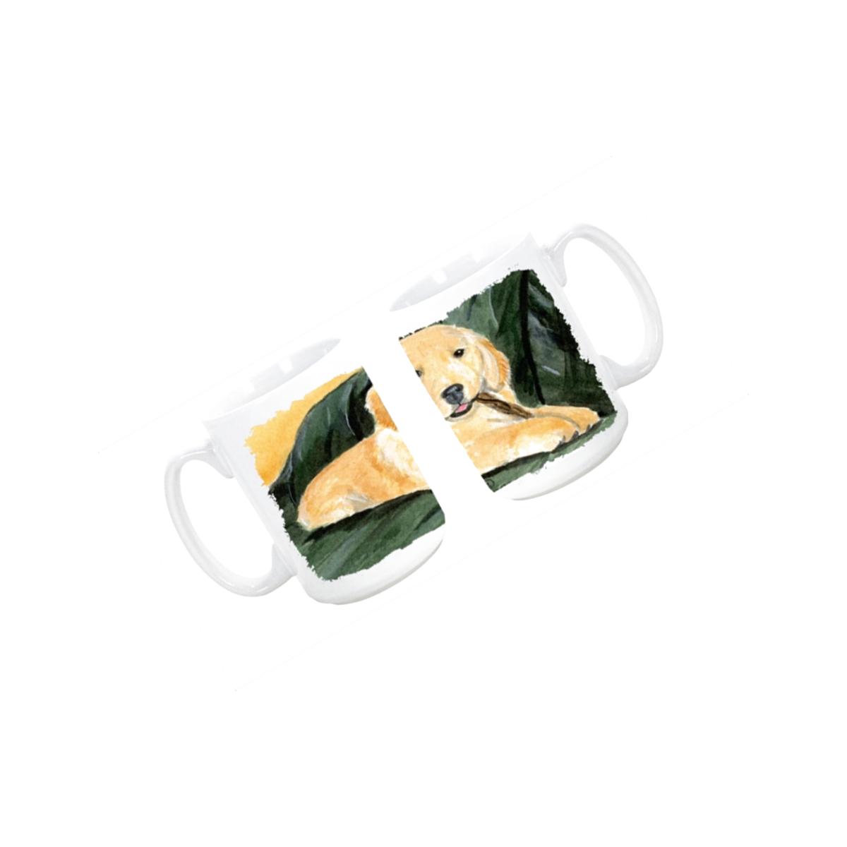 Picture of Carolines Treasures SS8761CM15 Golden Retriever Dishwasher Safe Microwavable Ceramic Coffee Mug 15 oz.