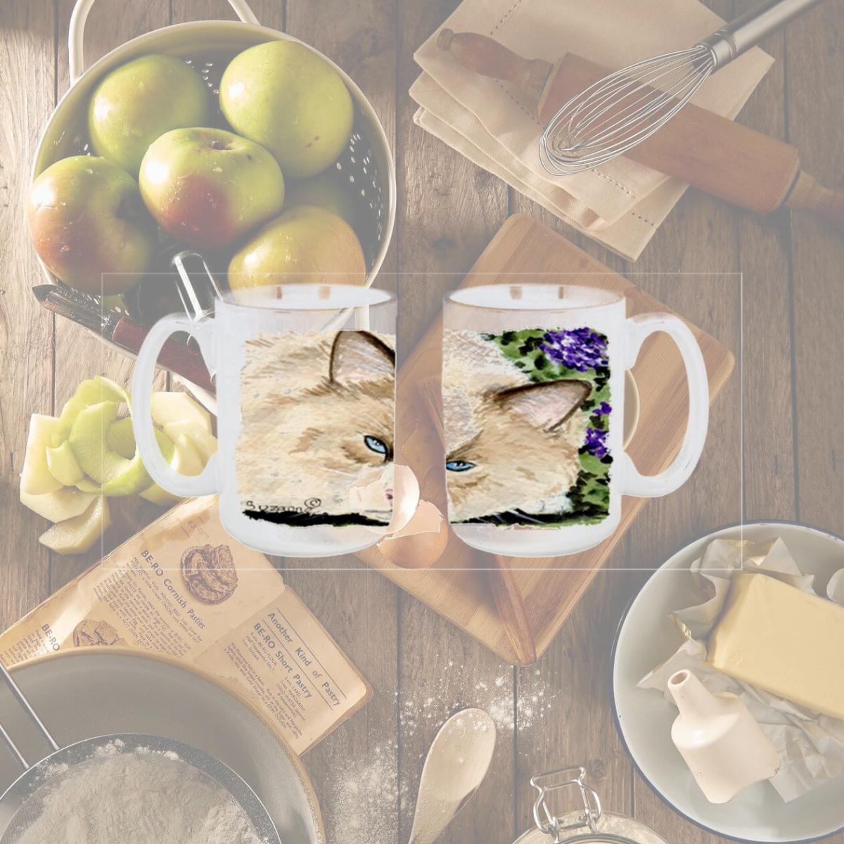 Picture of Carolines Treasures SS8825CM15 Cat Dishwasher Safe Microwavable Ceramic Coffee Mug 15 oz.