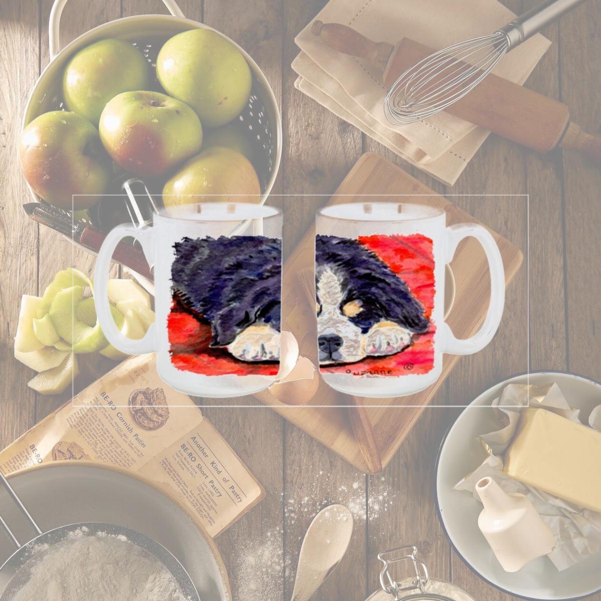 Picture of Carolines Treasures SS8828CM15 Bernese Mountain Dog Dishwasher Safe Microwavable Ceramic Coffee Mug 15 oz.
