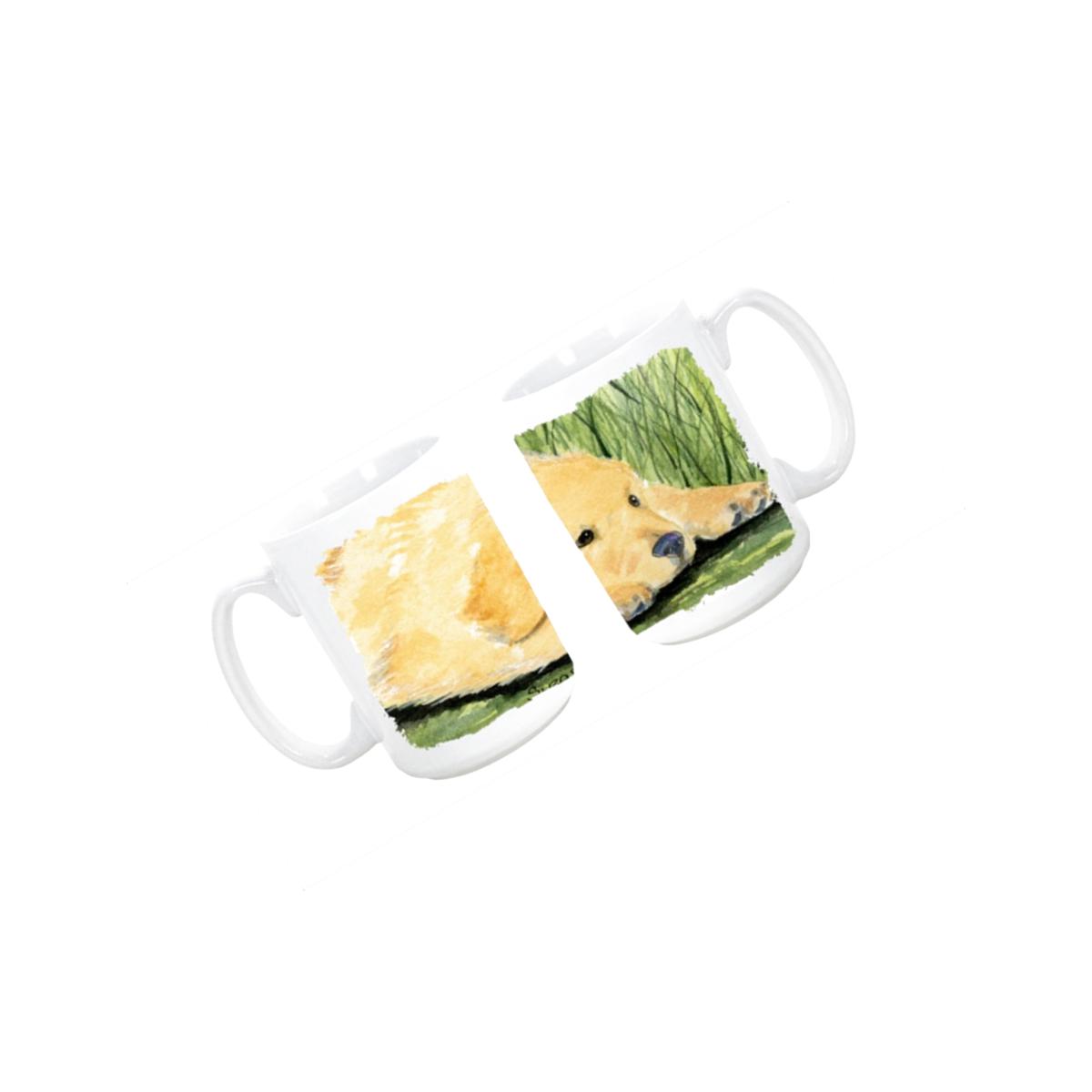 Picture of Carolines Treasures SS8864CM15 Golden Retriever Dishwasher Safe Microwavable Ceramic Coffee Mug 15 oz.
