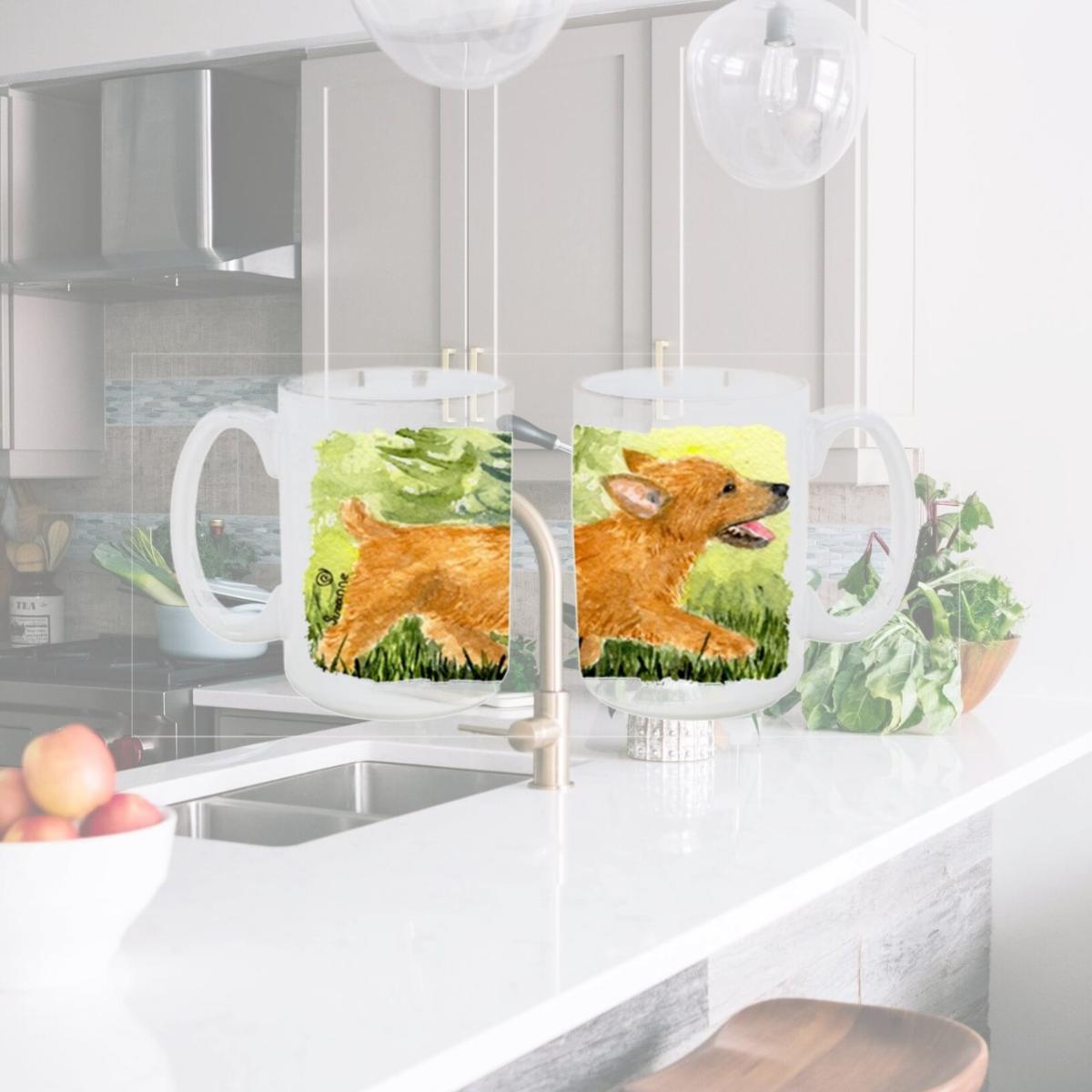 Picture of Carolines Treasures SS8884CM15 Norwich Terrier Dishwasher Safe Microwavable Ceramic Coffee Mug 15 oz.