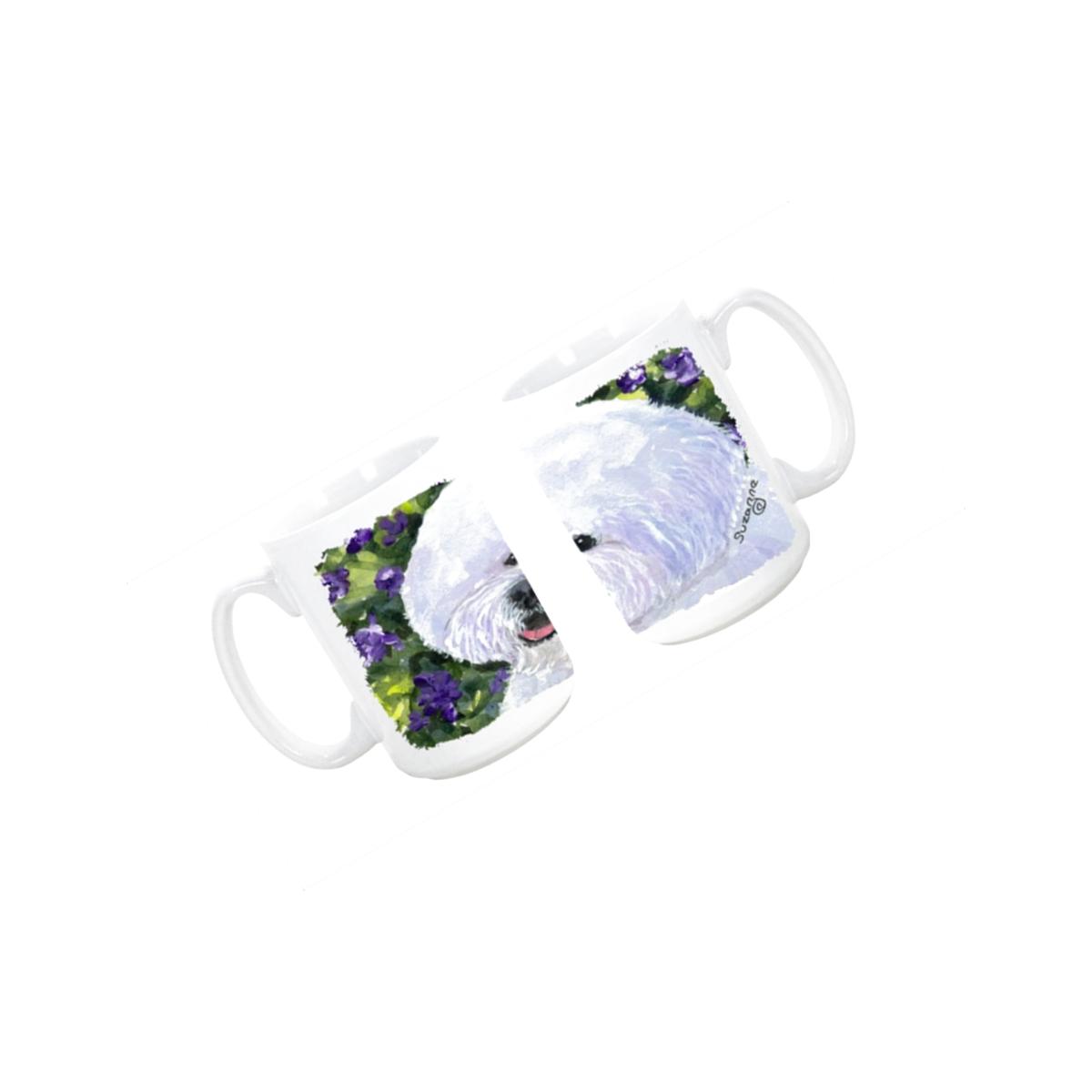 Picture of Carolines Treasures SS8897CM15 Bichon Frise Dishwasher Safe Microwavable Ceramic Coffee Mug 15 oz.