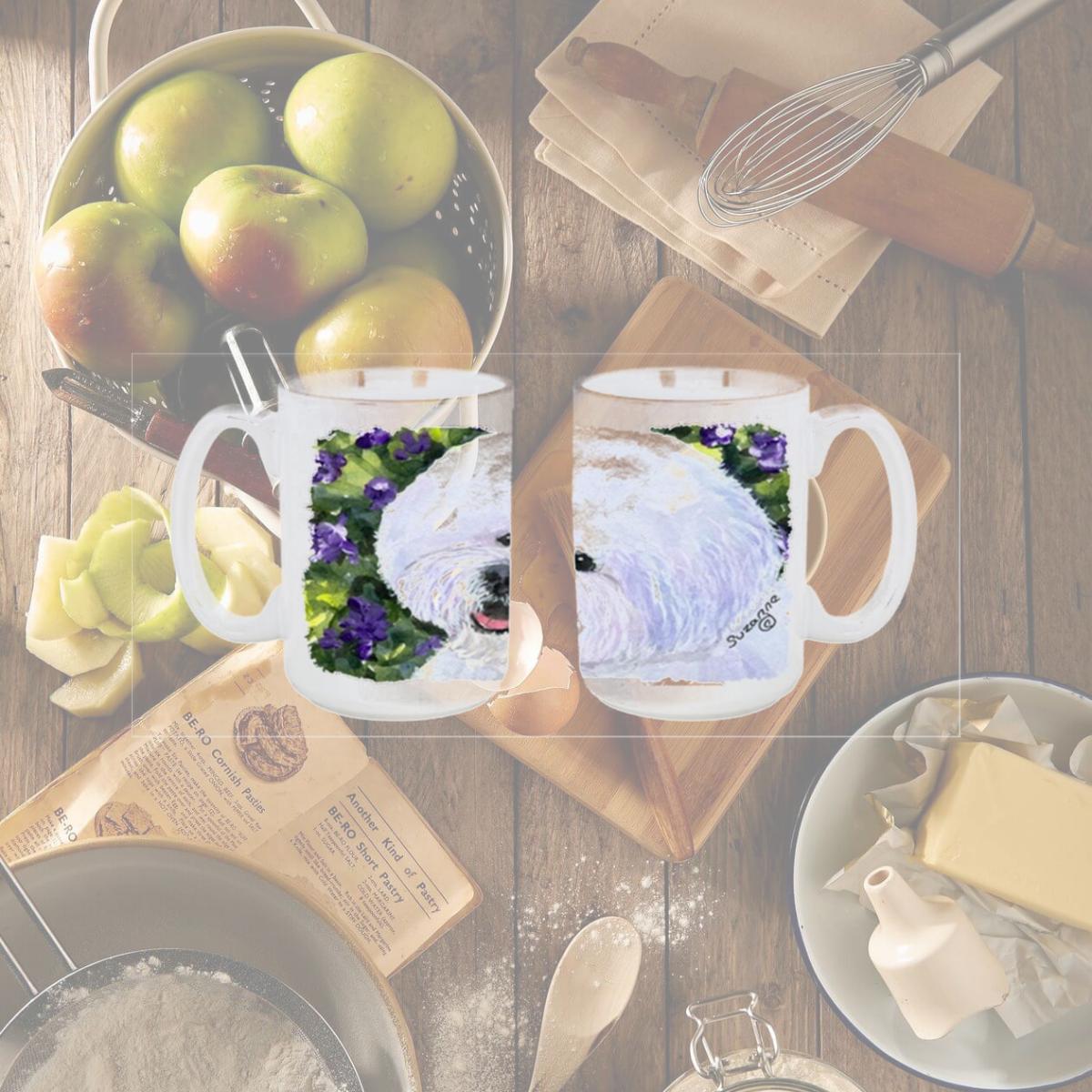Picture of Carolines Treasures SS8897CM15 Bichon Frise Dishwasher Safe Microwavable Ceramic Coffee Mug 15 oz.