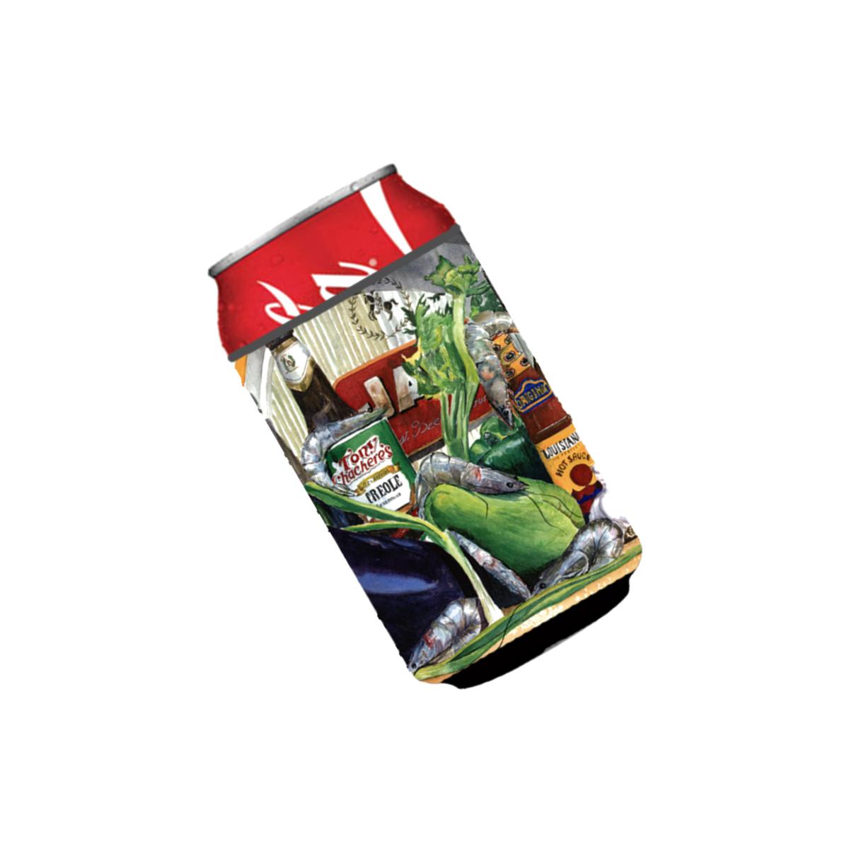 Picture of Carolines Treasures 1007CC Eggplant and New Orleans Beers Can or Bottle  Hugger