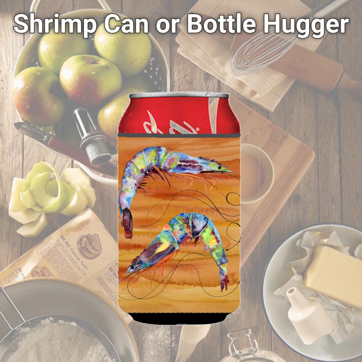 Picture of Carolines Treasures 8145CC Shrimp Can or Bottle  Hugger