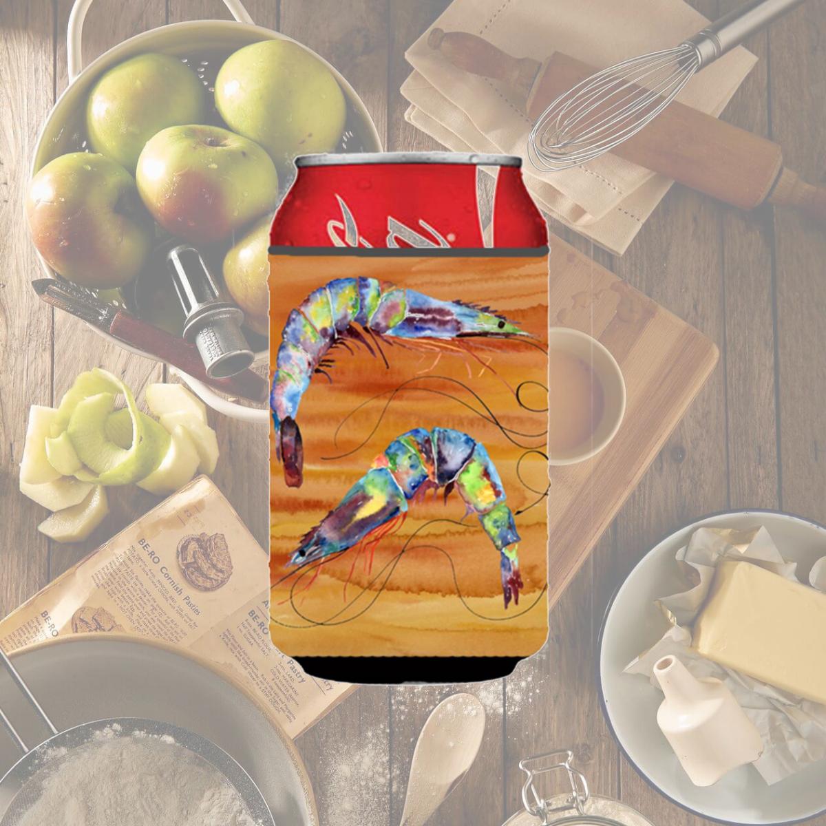 Picture of Carolines Treasures 8145CC Shrimp Can or Bottle  Hugger