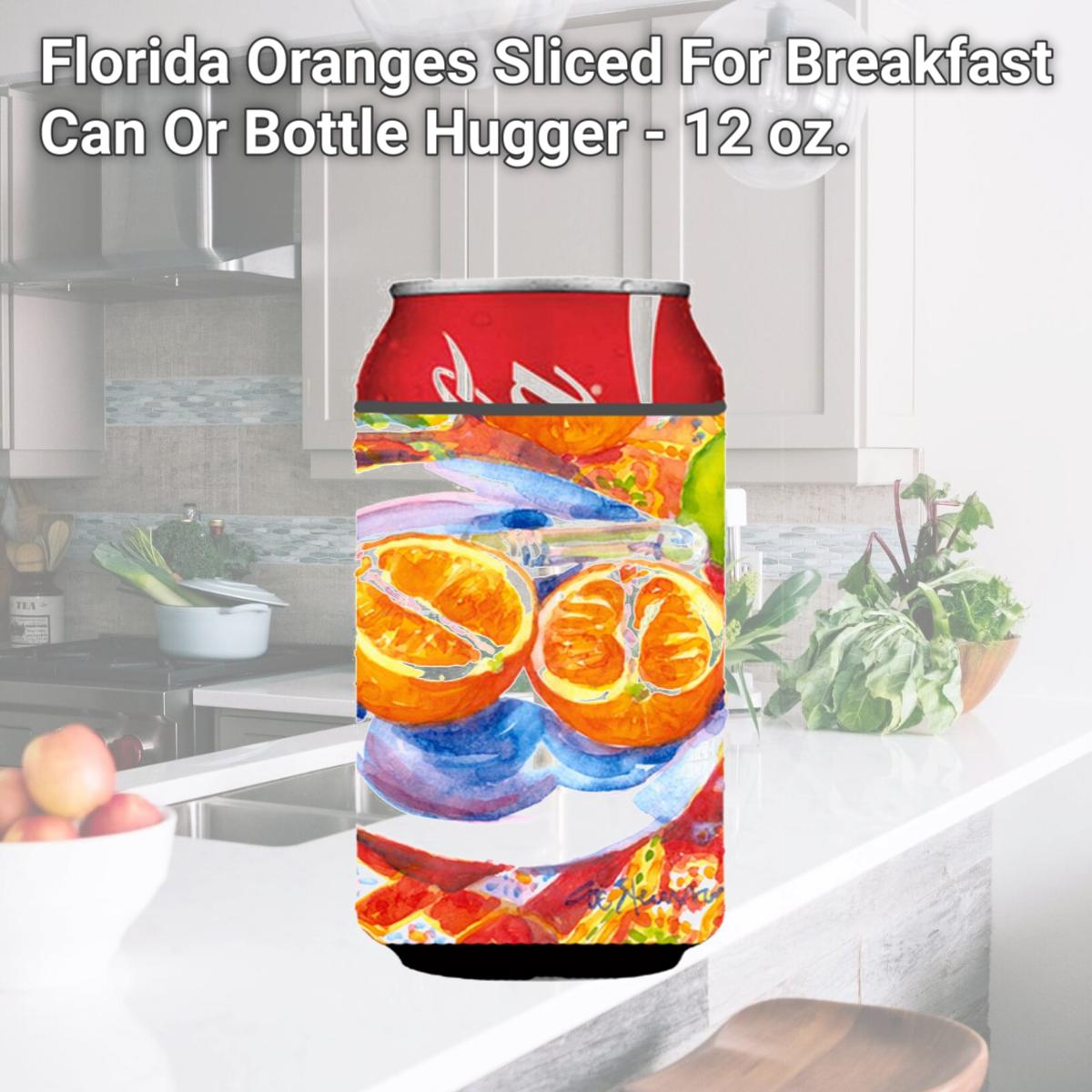 Picture of Carolines Treasures 6035CC Florida Oranges Sliced For Breakfast Can Or Bottle  Hugger - 12 oz.