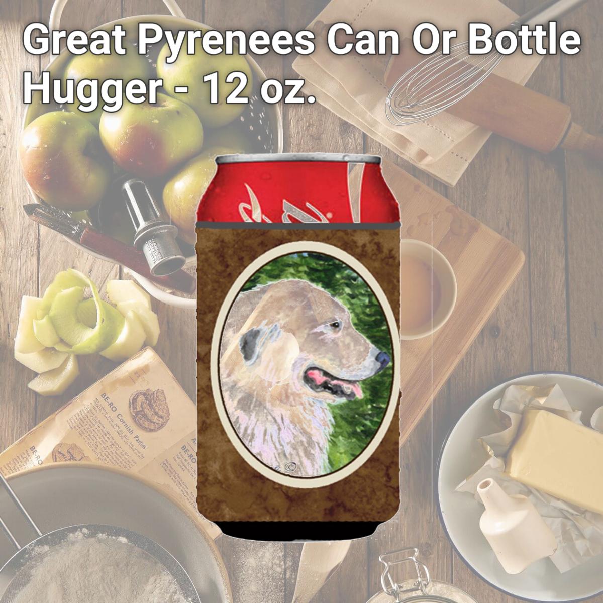 Picture of Carolines Treasures SS8922CC Great Pyrenees Can Or Bottle  Hugger - 12 oz.