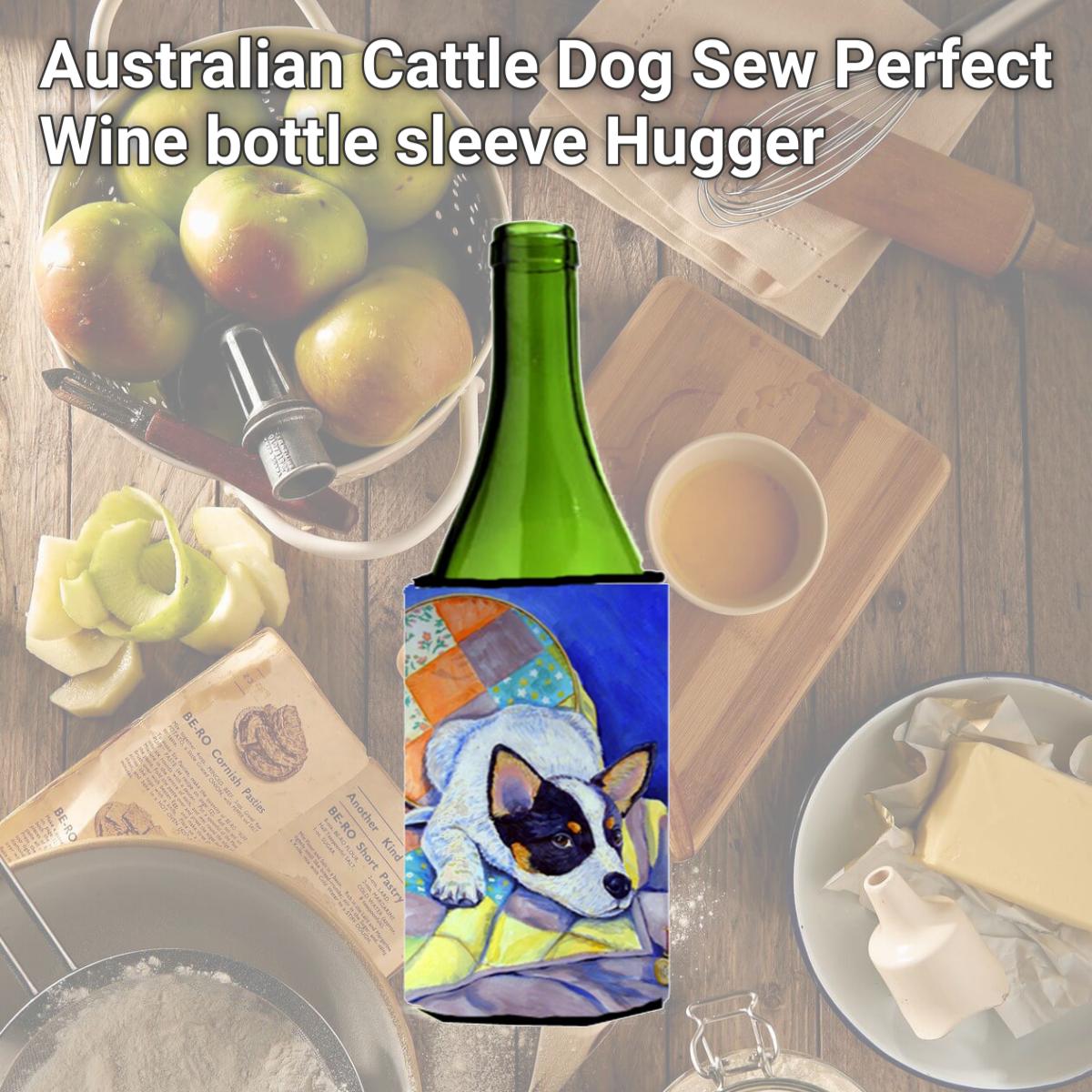 Picture of Carolines Treasures 7050LITERK Australian Cattle Dog Sew Perfect Wine bottle sleeve Hugger