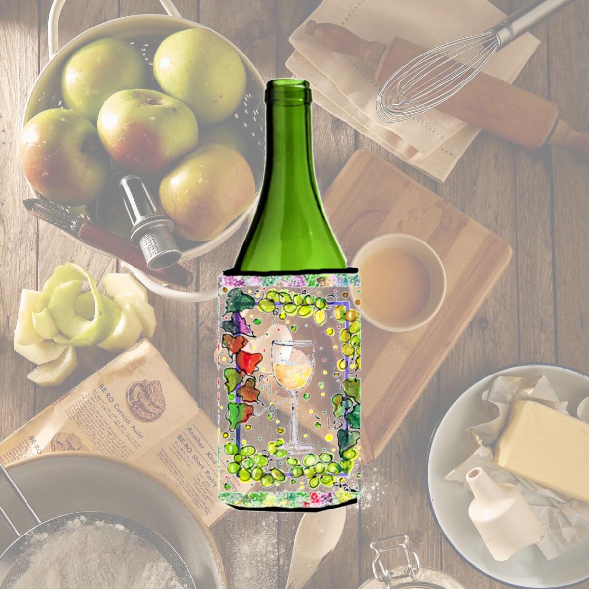 Picture of Carolines Treasures 8617LITERK White Wine Wine bottle sleeve Hugger 24 oz.