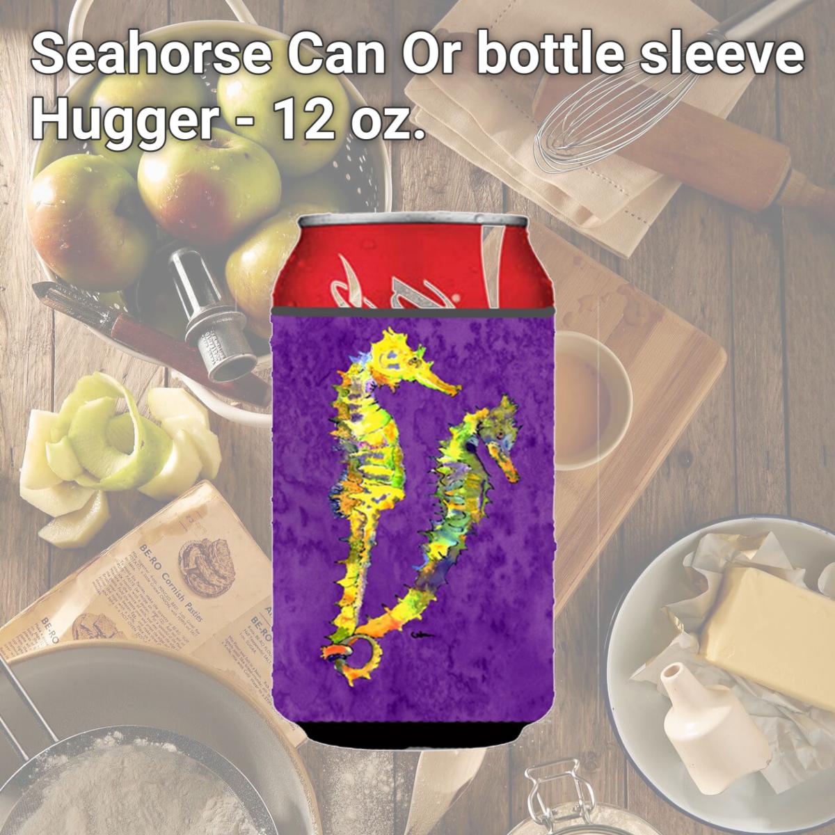 Picture of Carolines Treasures 8661CC Seahorse Can Or bottle sleeve Hugger - 12 oz.