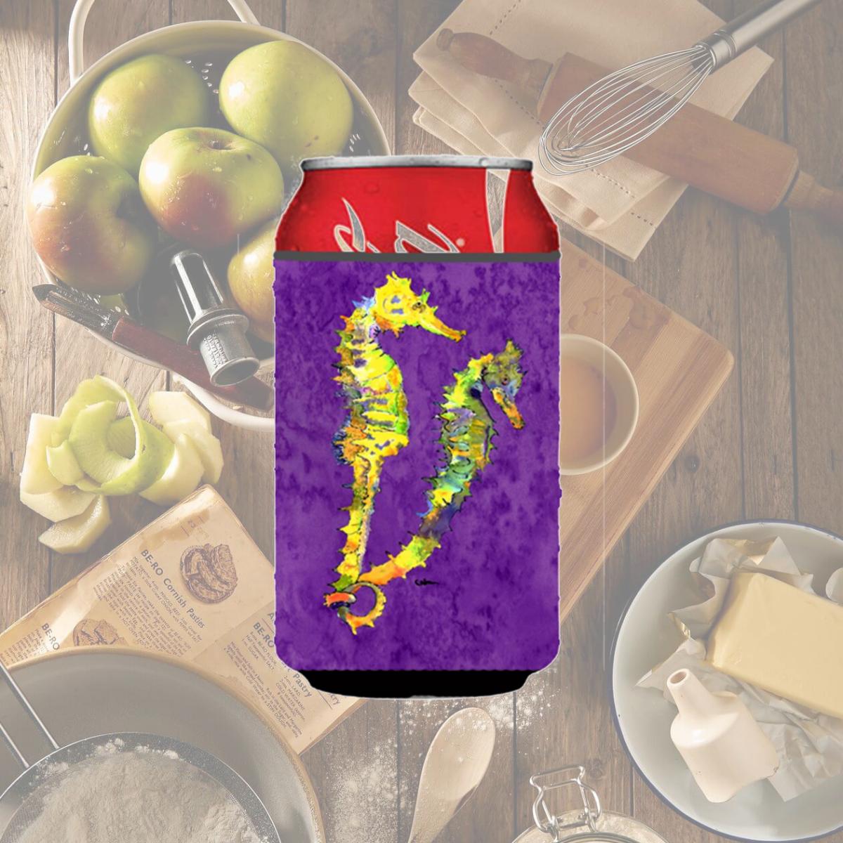 Picture of Carolines Treasures 8661CC Seahorse Can Or bottle sleeve Hugger - 12 oz.