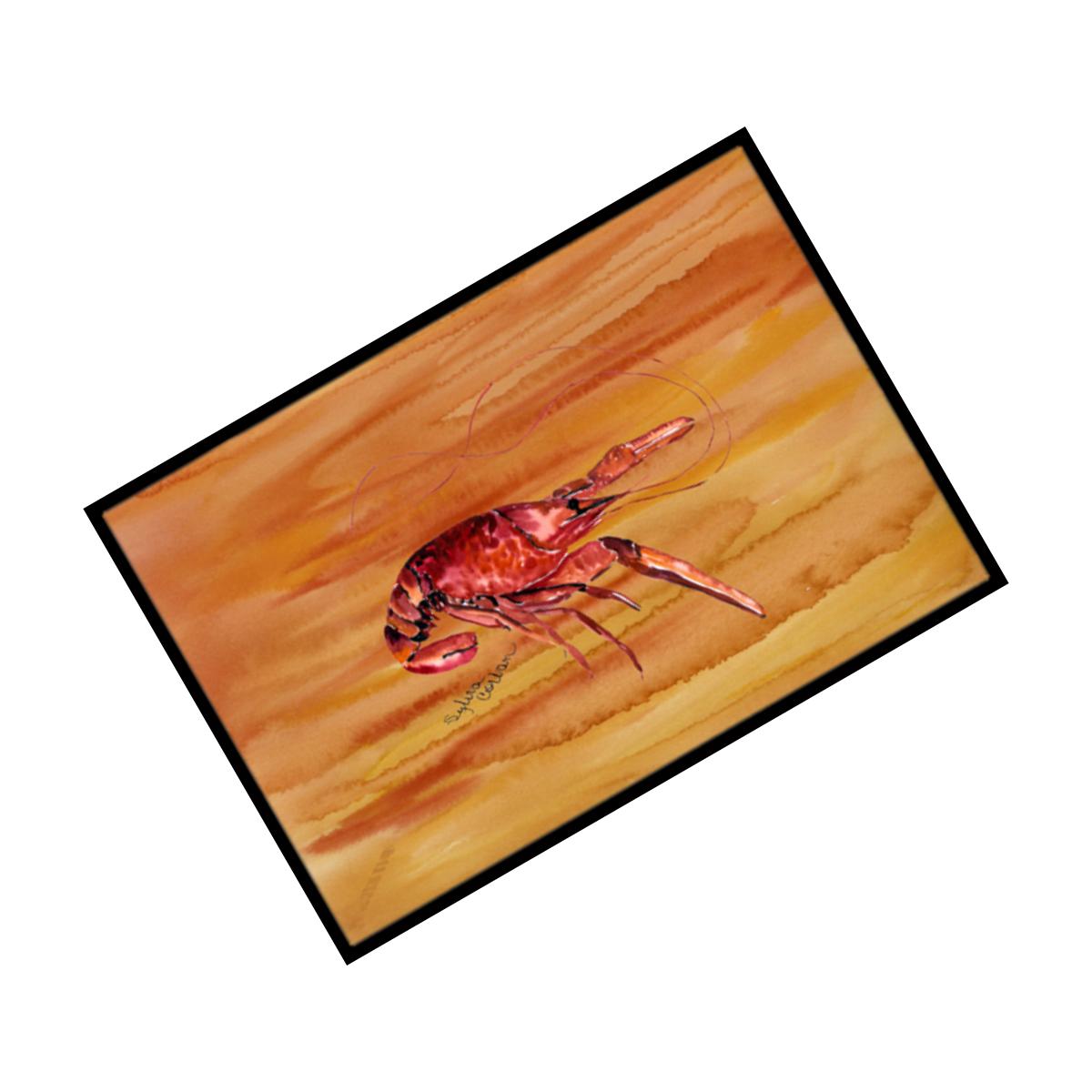 Picture of Carolines Treasures 8232-JMAT 36 x 24 in. Crawfish Indoor Or Outdoor Doormat