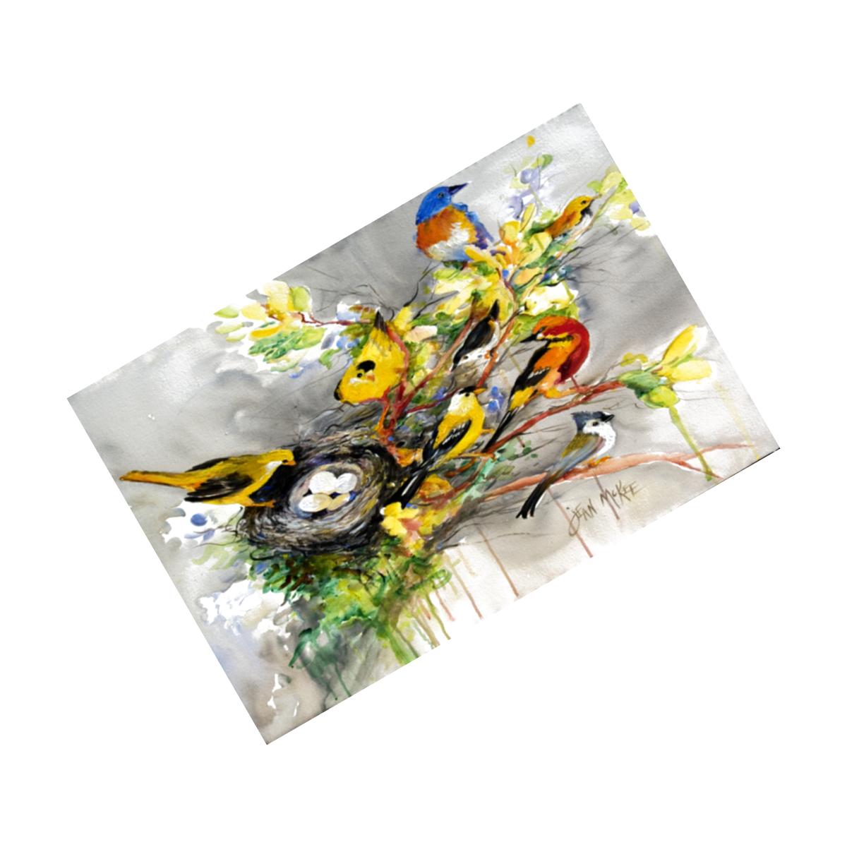 Picture of Carolines Treasures JMK1024PLMT Spring Birds Fabric Placemat