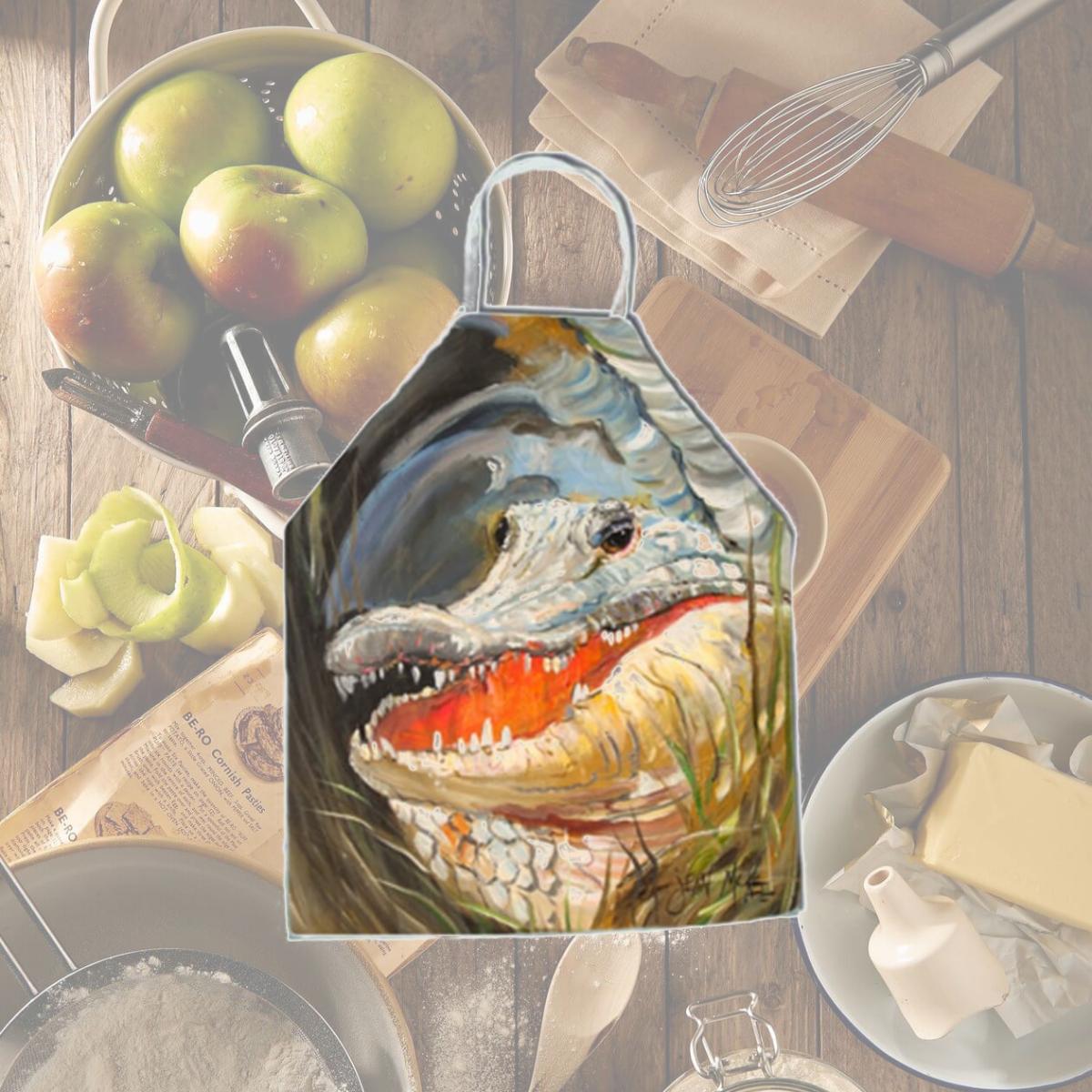 Picture of Carolines Treasures JMK1138APRON Alligator Apron