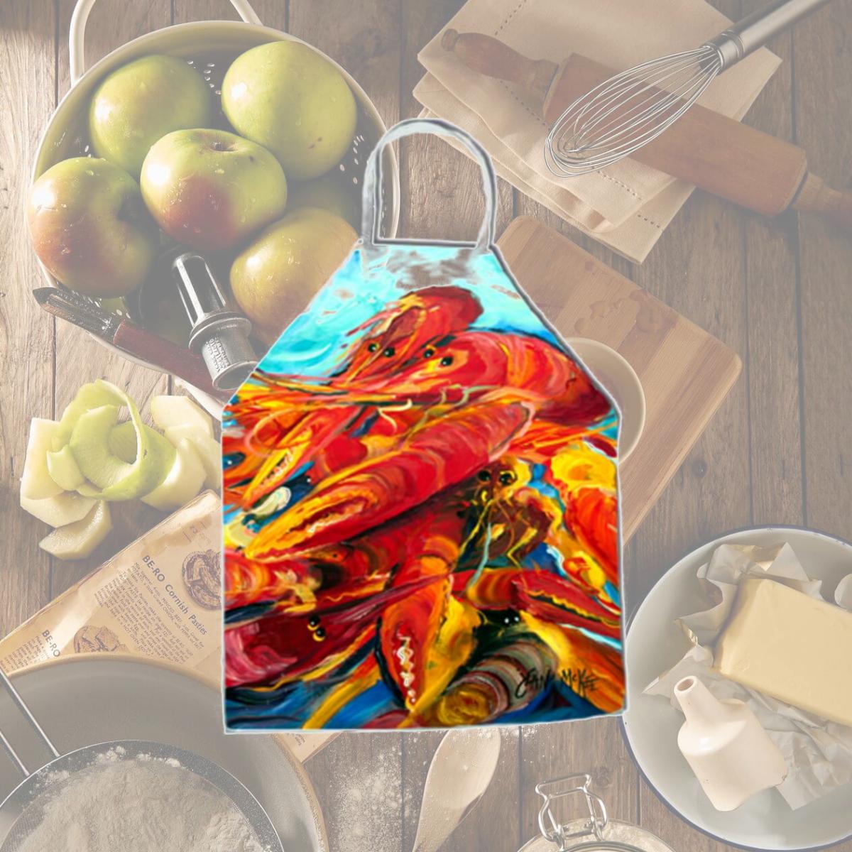 Picture of Carolines Treasures JMK1171APRON Crawfish Apron