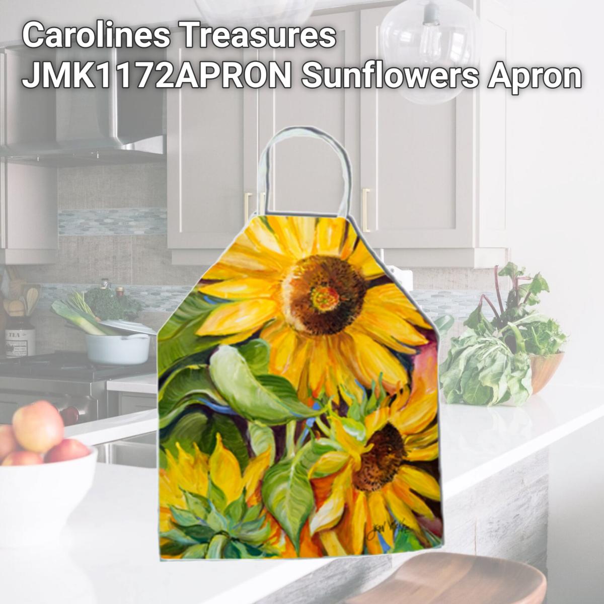 Picture of Carolines Treasures JMK1172APRON Sunflowers Apron