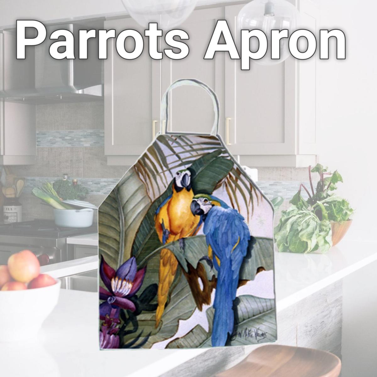 Picture of Carolines Treasures JMK1195APRON Parrots Apron