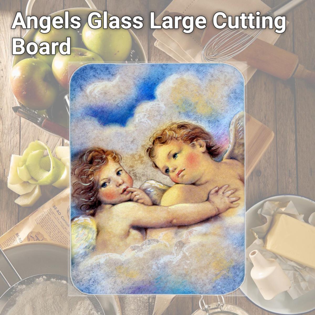 Picture of Carolines Treasures APH5622LCB Angels Glass Large Cutting Board