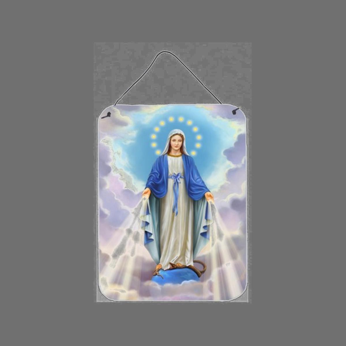 Picture of Carolines Treasures APH8805DS1216 Religious Blessed Virgin Mother Mary Wall or Door Hanging Prints