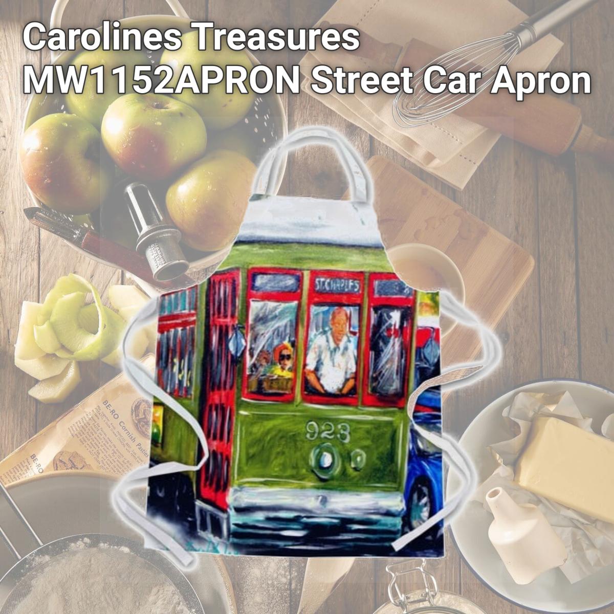 Picture of Carolines Treasures MW1152APRON Street Car Apron