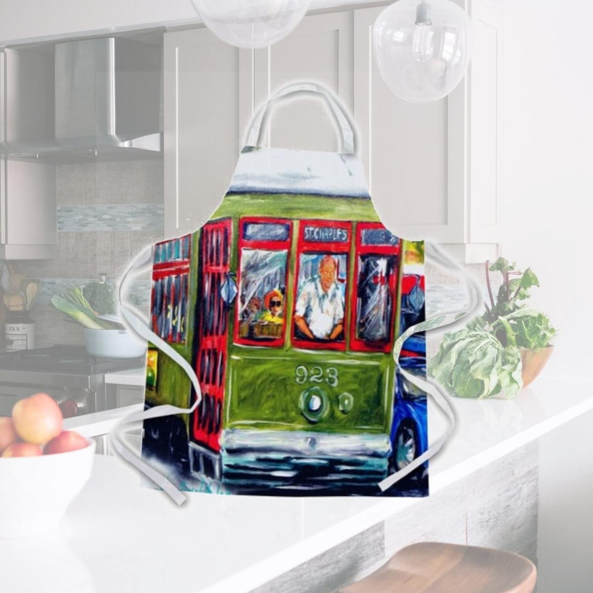 Picture of Carolines Treasures MW1152APRON Street Car Apron