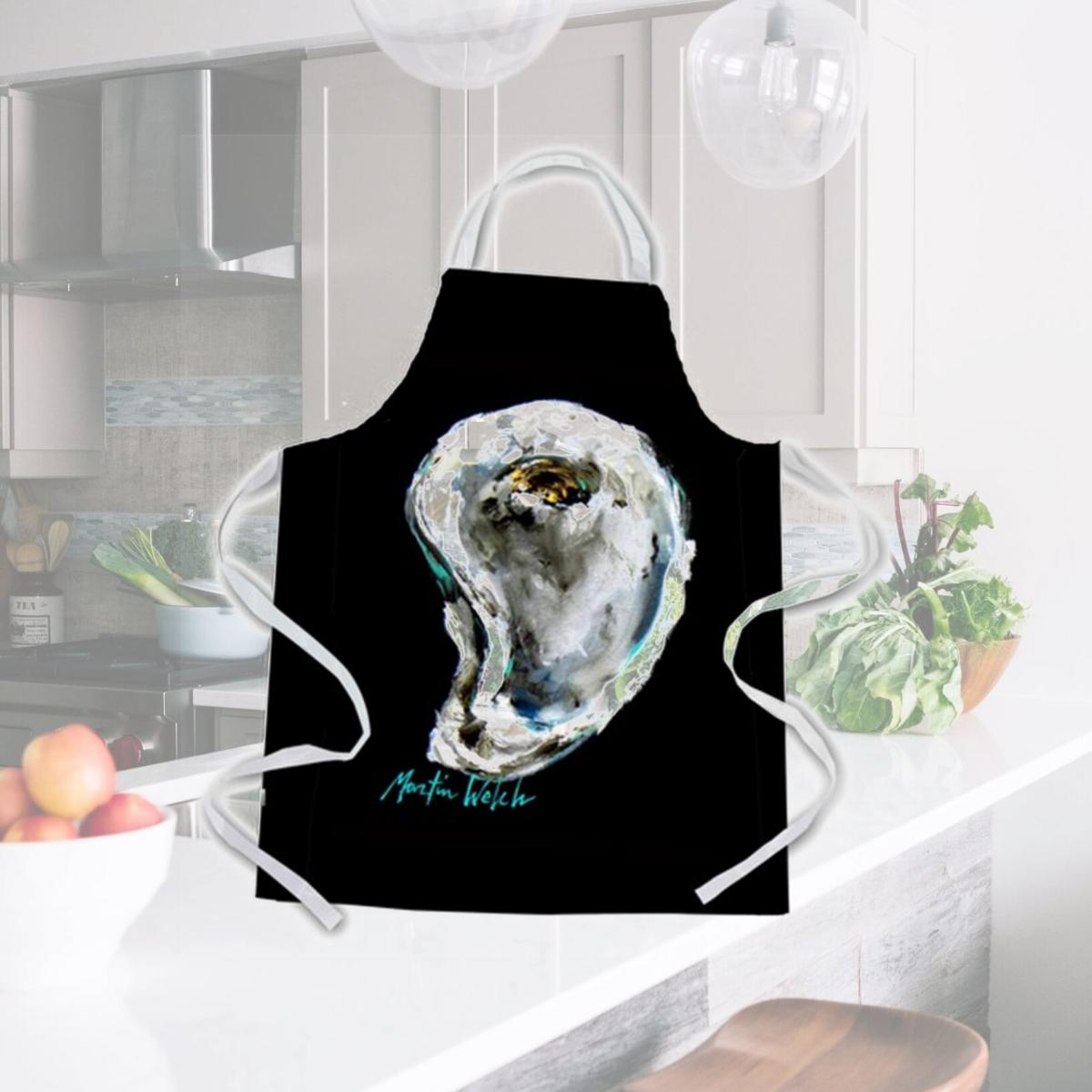 Picture of Carolines Treasures MW1249APRON Lucky Oyster Apron