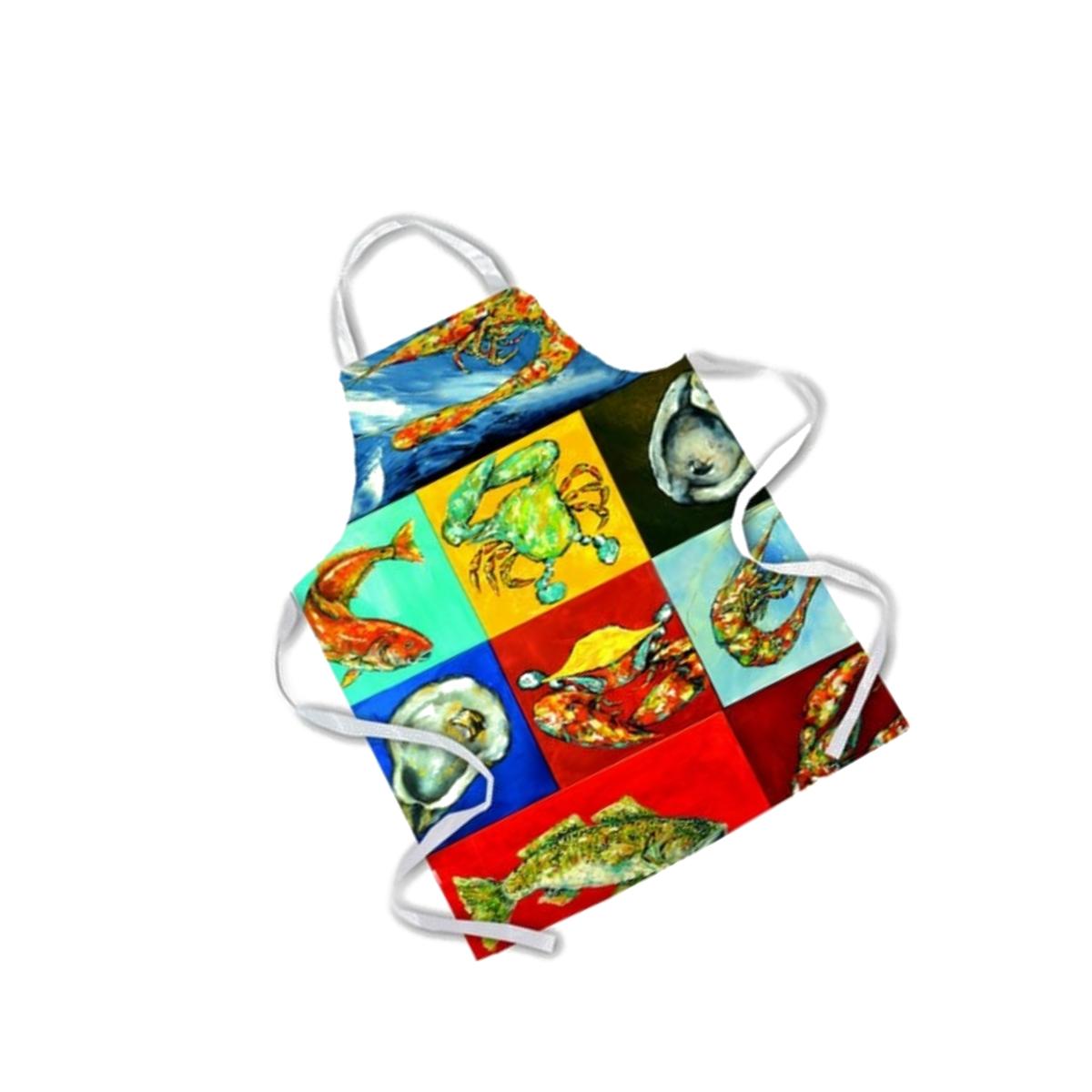 Picture of Carolines Treasures MW1250APRON Mixed Seafood Apron
