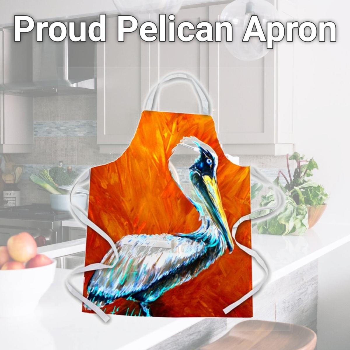 Picture of Carolines Treasures MW1252APRON Proud Pelican Apron