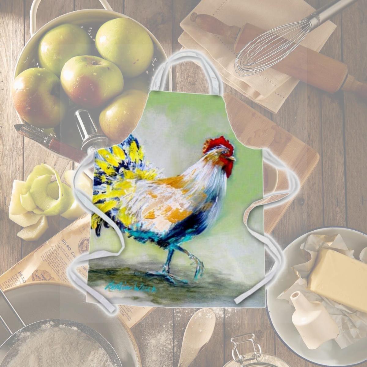 Picture of Carolines Treasures MW1259APRON Sunrise Rooster Apron