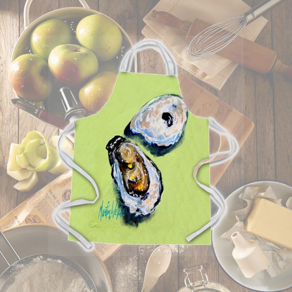 Picture of Carolines Treasures MW1262APRON Two Oyster Shells Apron