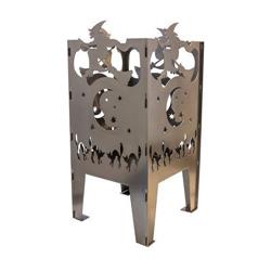 Fbwitch Solid Steel Wood Burning Fire Pit, Witch