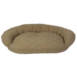 Carolina Pet 019380 Mf Microfiber Quilted Memory Foam Bolster Bed - Sage, Medium