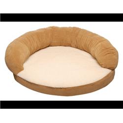 Carolina Pet 011950 Ortho Sleeper Bolster Bed - Saddle, Large