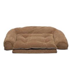 Carolina Pet 015310 Ortho Sleeper Comfort Couch With Removable Cushion - Chocolate, Small