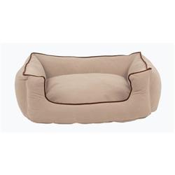 Carolina Pet 019270 Microfiber Low Profile Poly Fill Kuddle Lounge Pet Bed - Linen, Medium