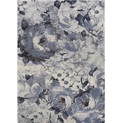 63777676020037t 2 Ft. X 3 Ft. 7 In. Easton Bountiful Power Loomed Rectangle Area Rug - Pewter