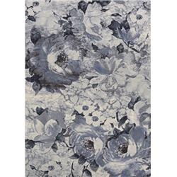 63777676066096t 6 Ft. 6 In. X 9 Ft. 6 In. Easton Bountiful Power Loomed Rectangle Area Rug - Pewter