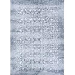 12670525020311t 2 Ft. X 3 Ft. 11 In. Marina Unison Power Loomed Rectangle Area Rug - Slate Blue & Pearl