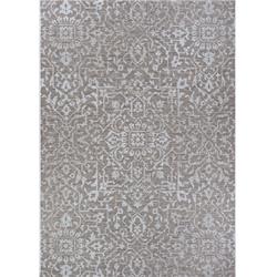 23293125020037t 2 Ft. X 3 Ft. 7 In. Monte Carlo Palmette Power Loomed Rectangle Area Rug - Mushroom & Ivory