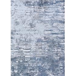 51450515066096t 6 Ft. 6 In. X 9 Ft. 6 In. Serenity Cryptic Power Loomed Rectangle Area Rug - Gray & Opal